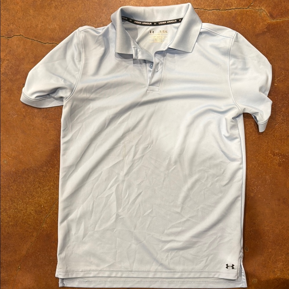 Under Armour Gray Polo Shirt Casual Comfort